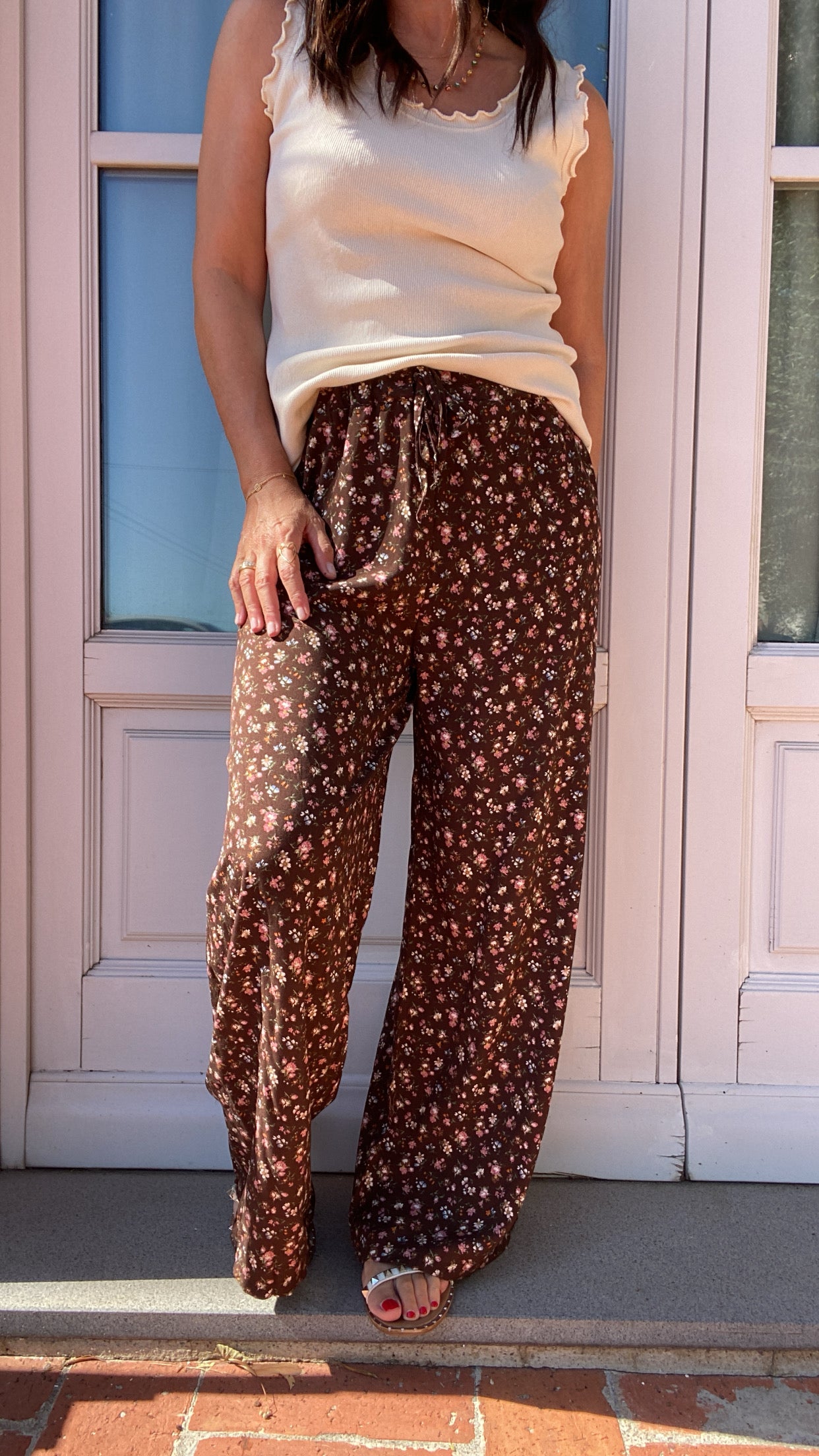 Pantalone Ninon ciocco