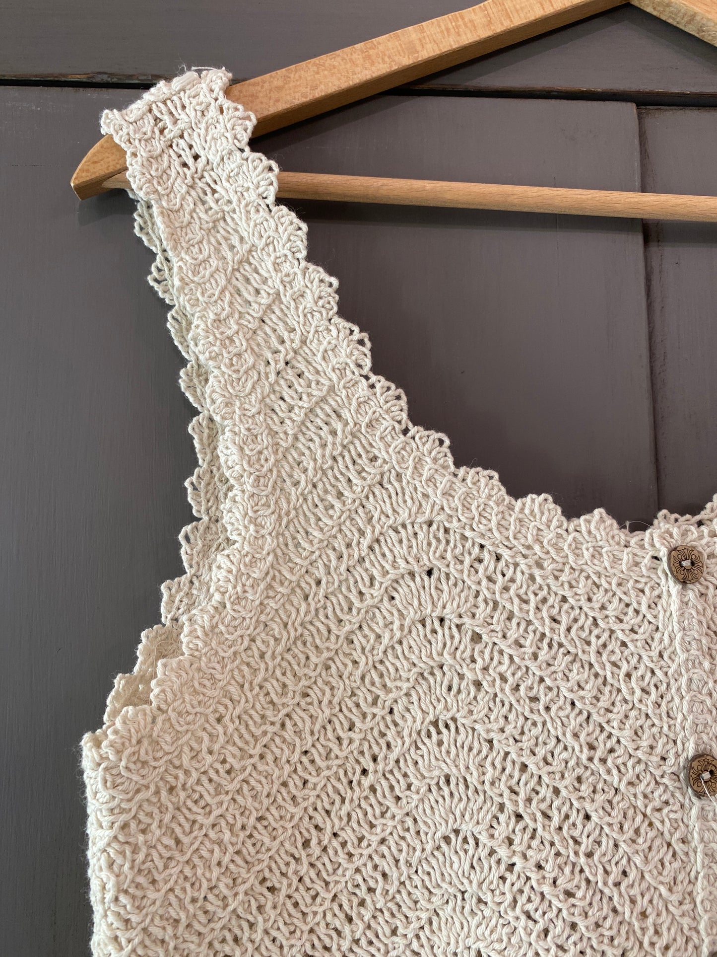 Top crop Remi’ crochet colore bianco