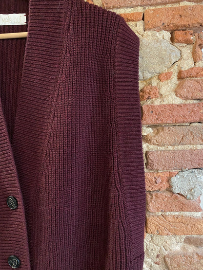 Gilèt Max burgundy