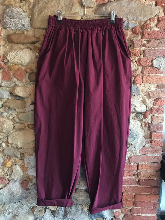 Pantalone Dani colore prugna
