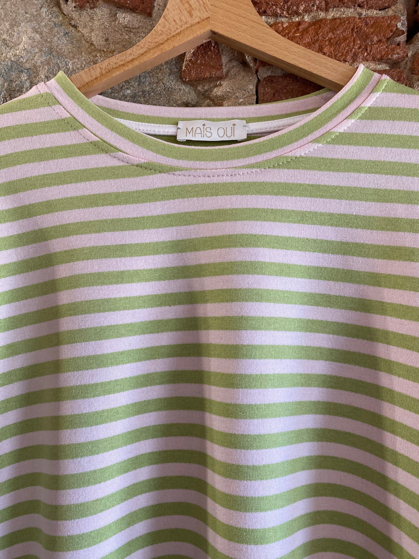 T-shirt Polly verde rosa