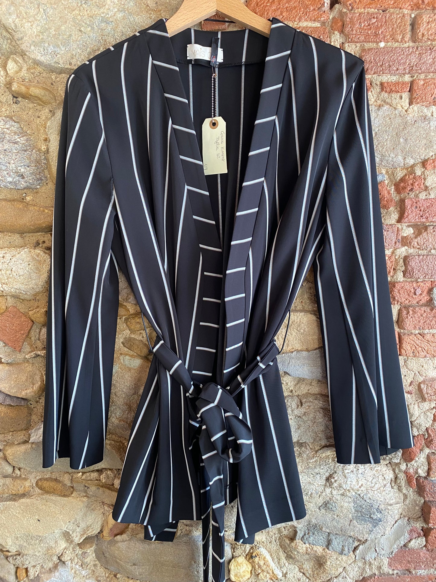 Blazer Gessy nero bianco