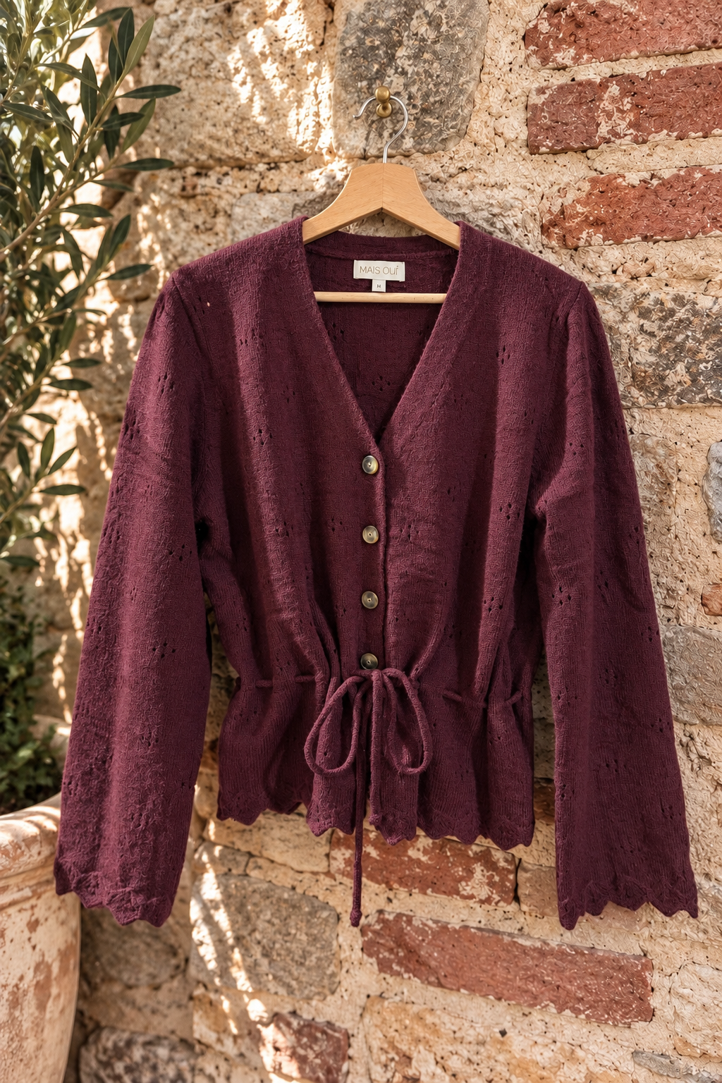 Cardigan Marion Burgundy