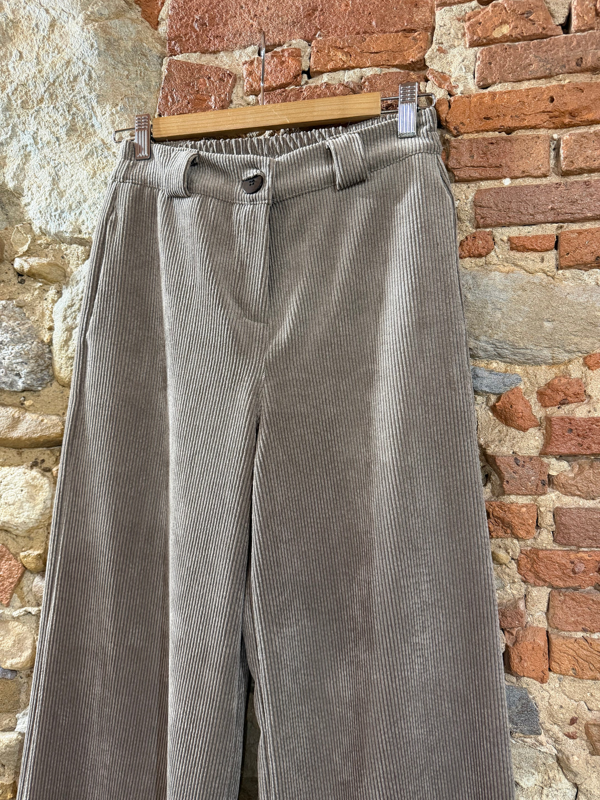 Pantalone Flow tortora