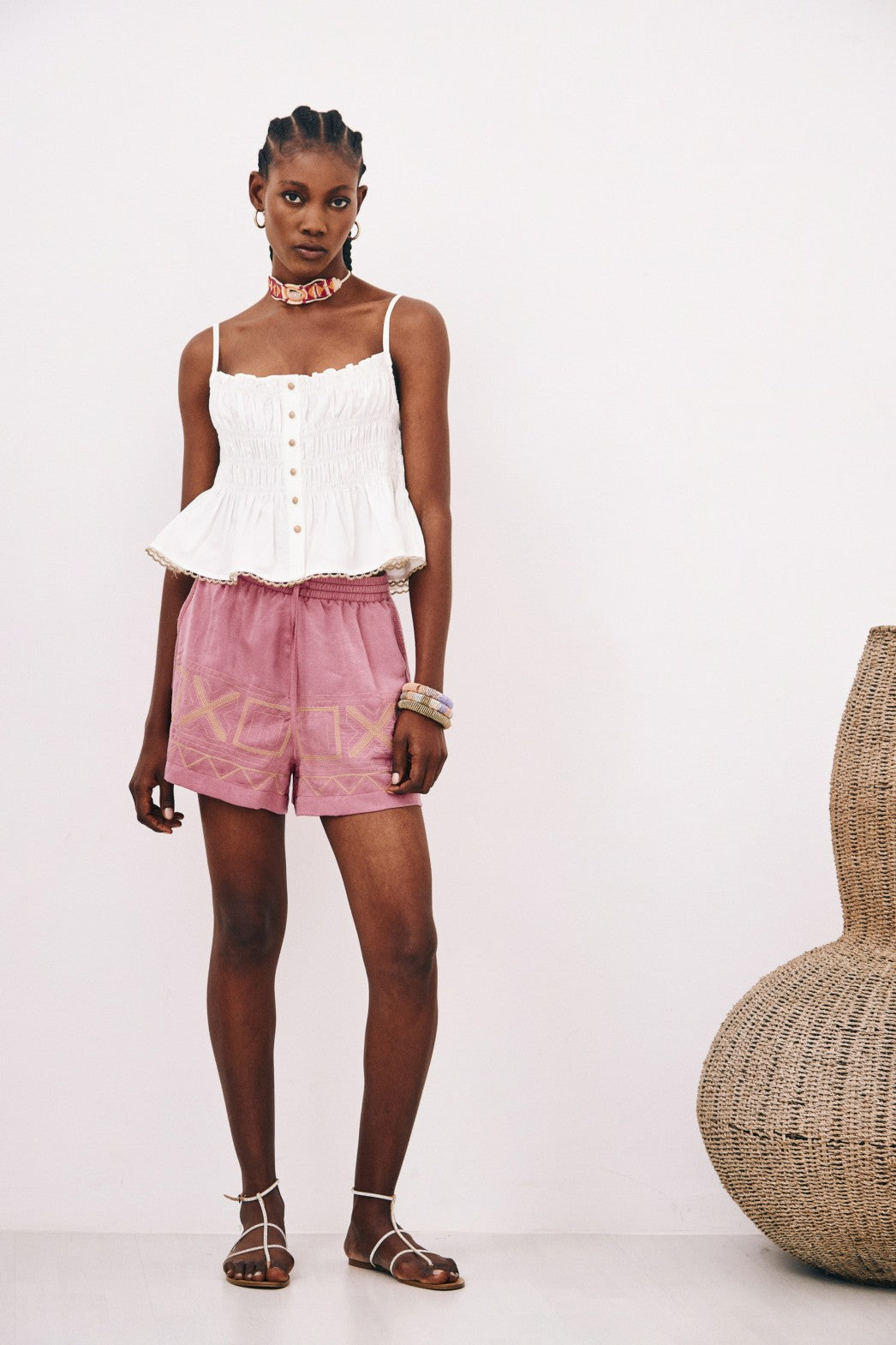 Shorts Saire rosa