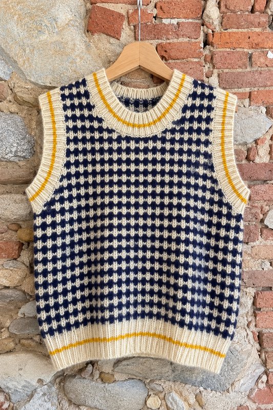 Gilet Monogram Navy