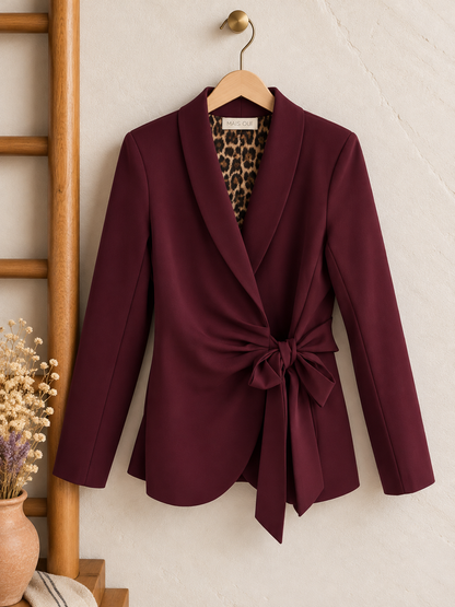 Giacca Tessa Burgundy