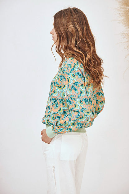 Bomber a stampa fiori