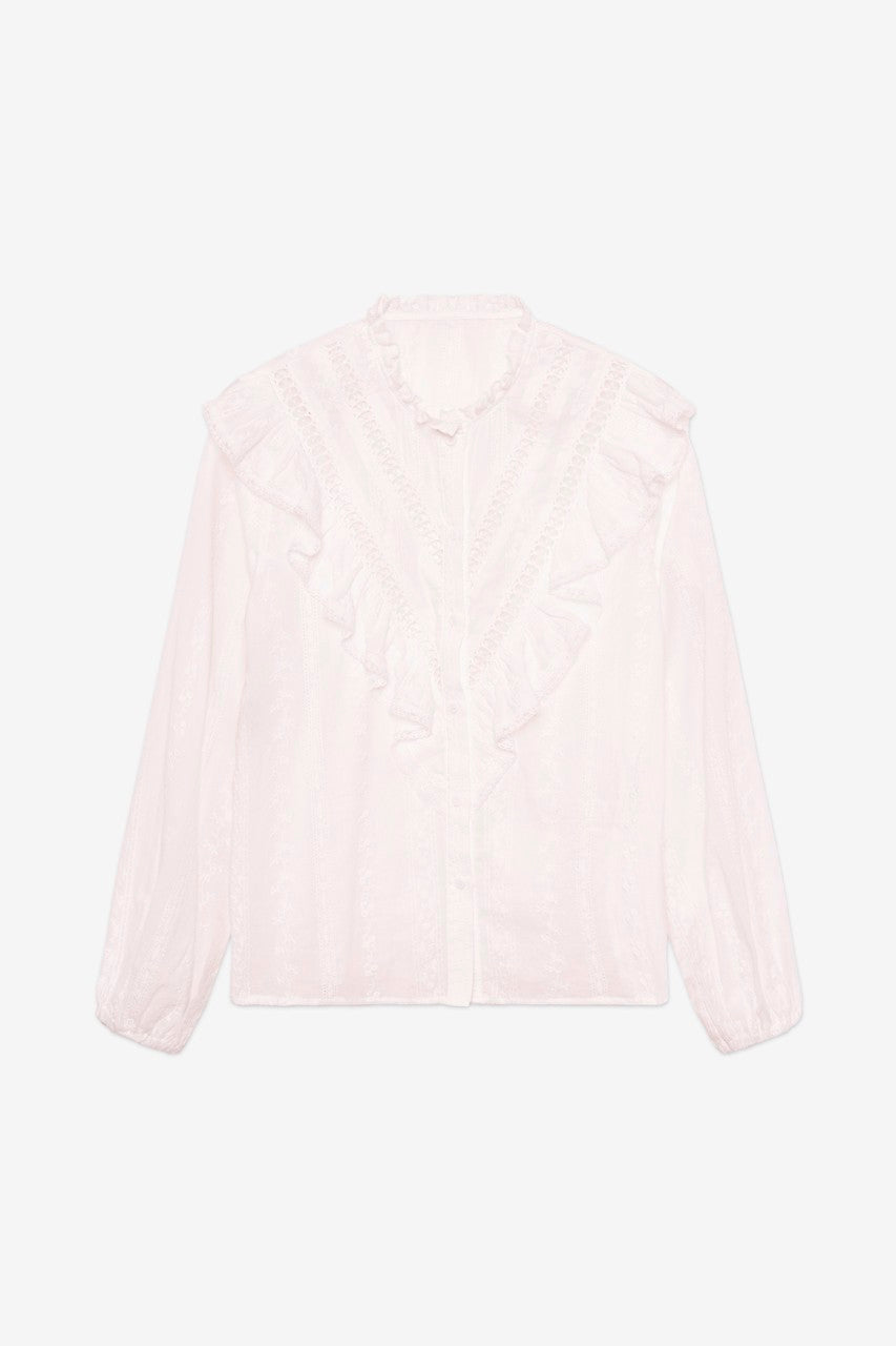 Camicia con volant