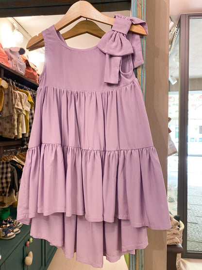 MAGIL abito bambina viscosa colore lavanda