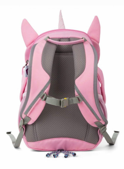 Zainetto unicorno per la scuola materna - Eco-Friendly - consigliato da 3 a 5 anni - pratico anche per le uscite con mamma e papà - spalline regolabili - cintura torace - imbottitura posteriore - strisce riflettenti