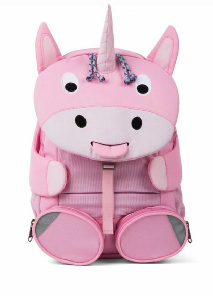 Zainetto unicorno per la scuola materna - Eco-Friendly - consigliato da 3 a 5 anni - pratico anche per le uscite con mamma e papà - spalline regolabili - cintura torace - imbottitura posteriore - strisce riflettenti