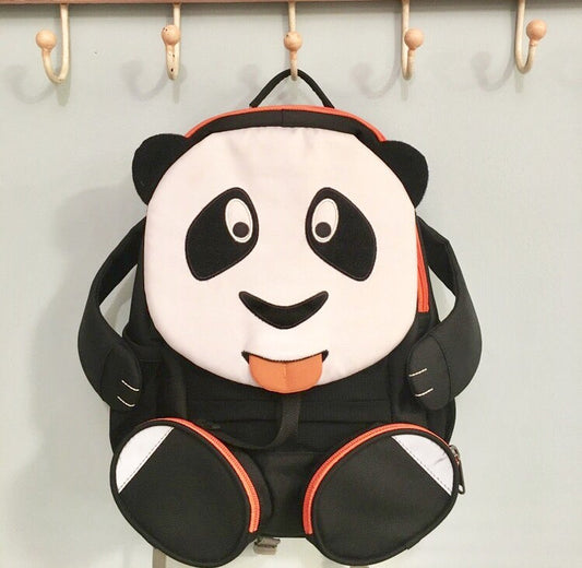 Zainetto grande Panda colore nero e bianco